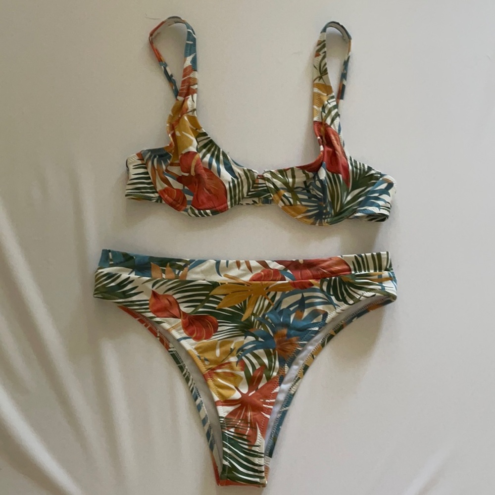 Rhythm - high waisted cheeky bikini set